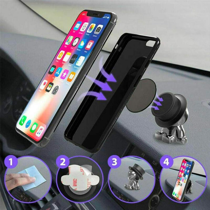 Søt magnetisk roterende 360° telefonholder | Skanto
