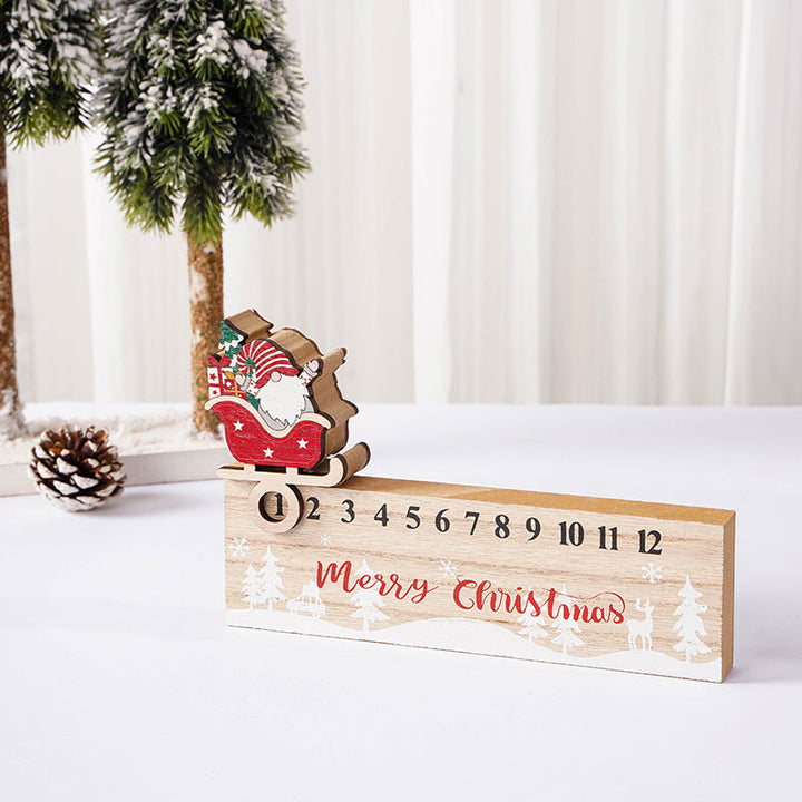 Skanto | God jul Tre mobil julekalender dekorasjon Santa Claus