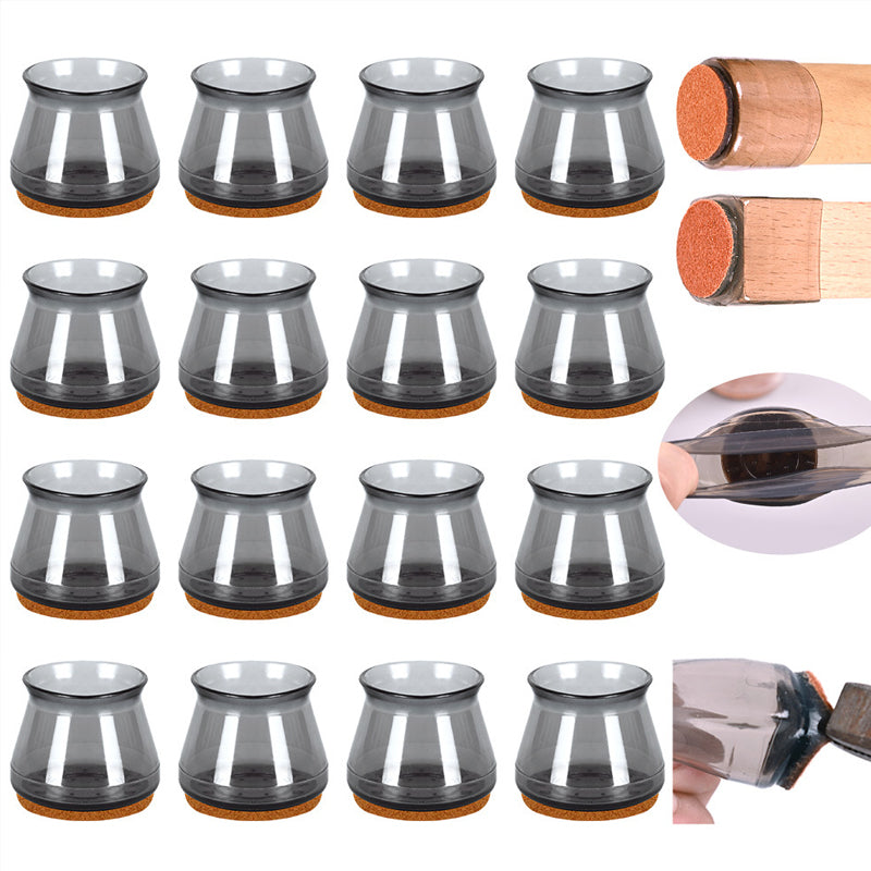 Stolbeins gulvbeskyttere (4 PCS) | Skanto