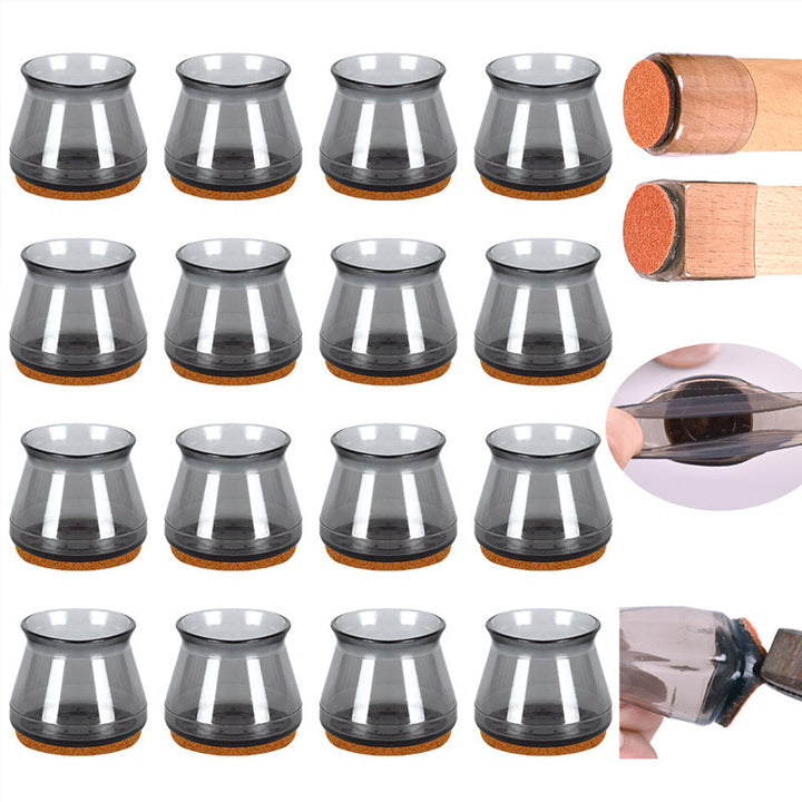 Stolbeins gulvbeskyttere (4 PCS) | Skanto
