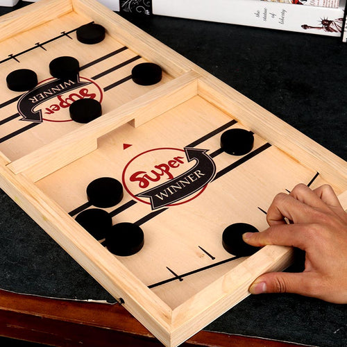 Skanto | – Reversibel Sling Puck Brettspill Dobbeltsidig for Familie