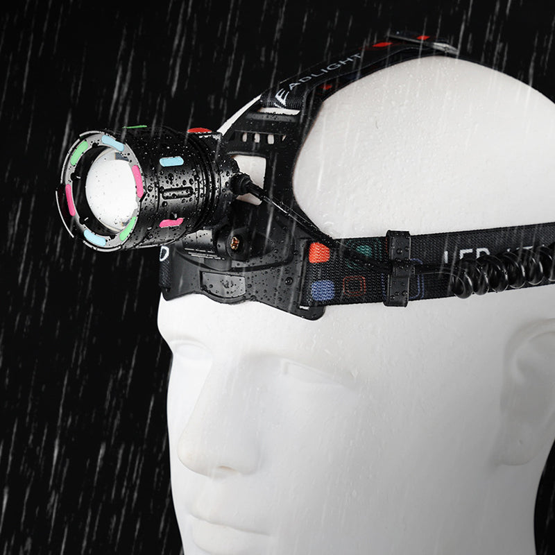 Skanto | USB Oppladbar Vanntett LED Hodelykt