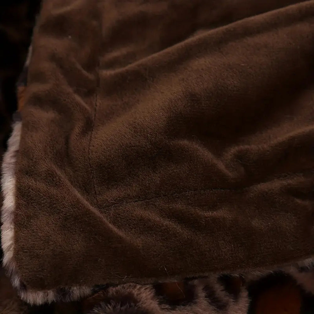 Skanto | Vill Eleganse Leopard Trykk Teppe
