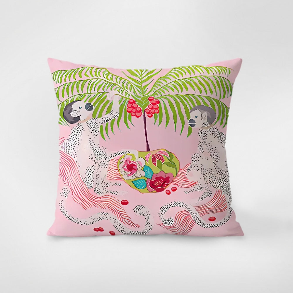 Skanto | Zebra Tapestry Fringed Putetrekk