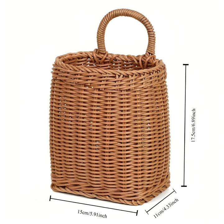 Skanto | Willow Rattan Vevd Oppbevaringskurv