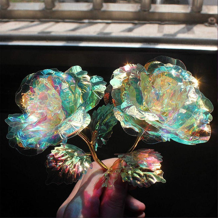 Fargerik Galaxy Rose med Kjærlighet | Skanto