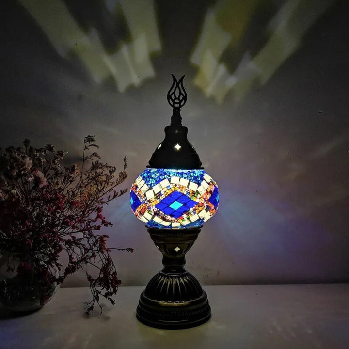 Mosaikk Fargerik Mønster Bordlampe Skanto