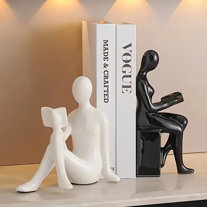 LuxeCeramic - Abstracte keramiske bokstøtter for elegante interiører Skanto