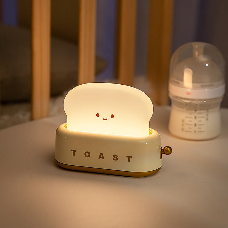 USB-lading LED-brød nattelys med dimmefunksjon og timer | Skanto