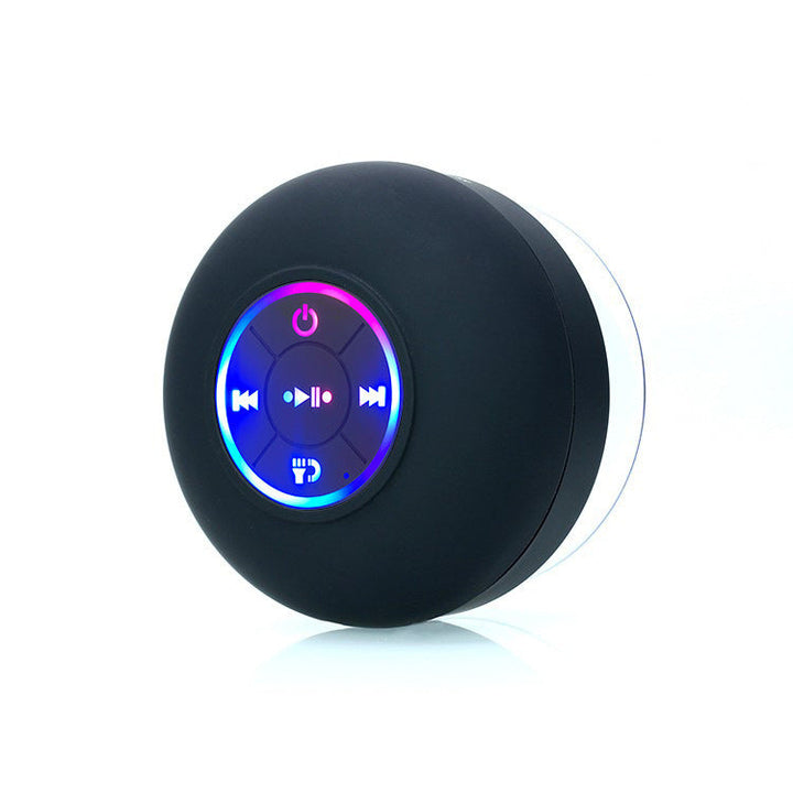 Mini Bluetooth dusj høyttaler med LED lys | Skanto