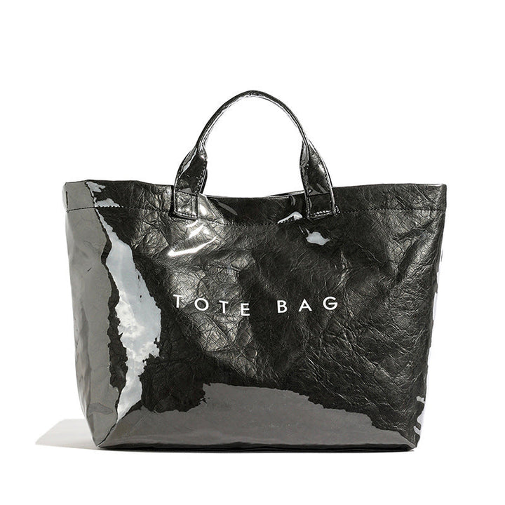 Kvinner Bokstavtrykk Tote Bag | Skanto