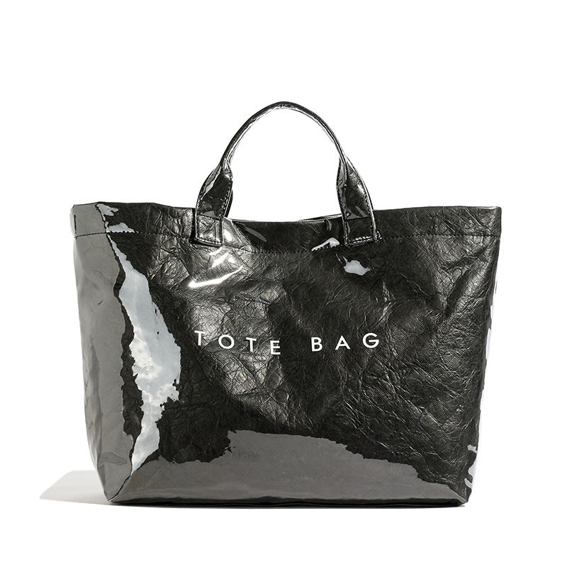 Kvinner Bokstavtrykk Tote Bag | Skanto