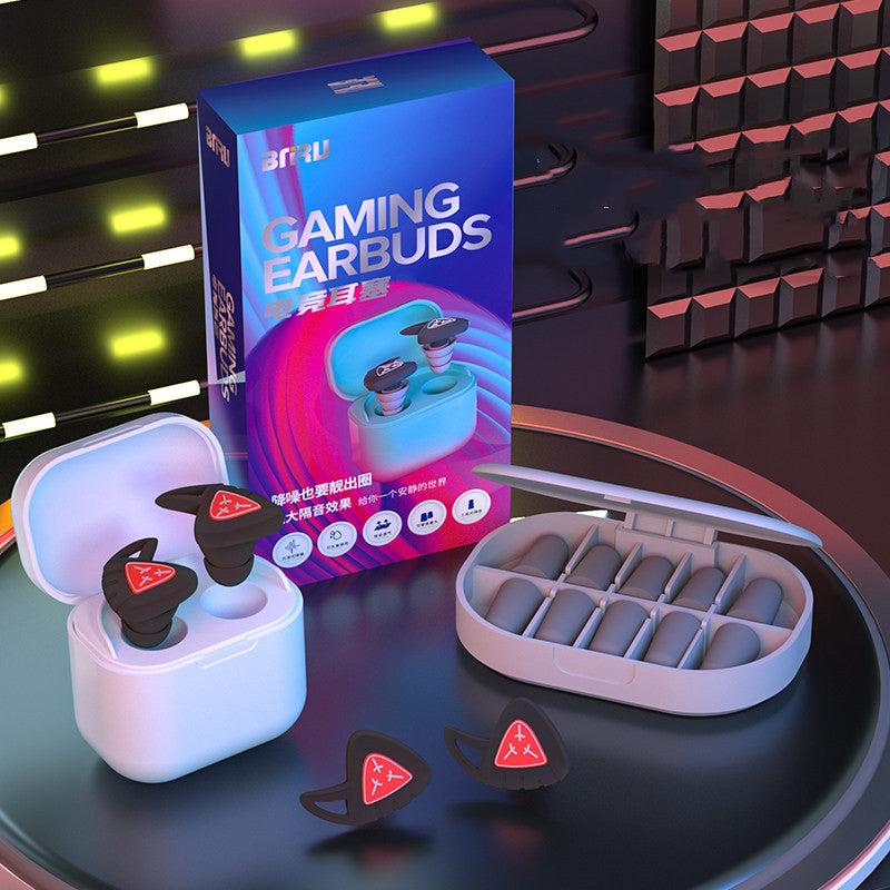 Norvo | Dobbelt-lag silikon ørepropper med 5 par skumørepropper, for støy, søvn og mer