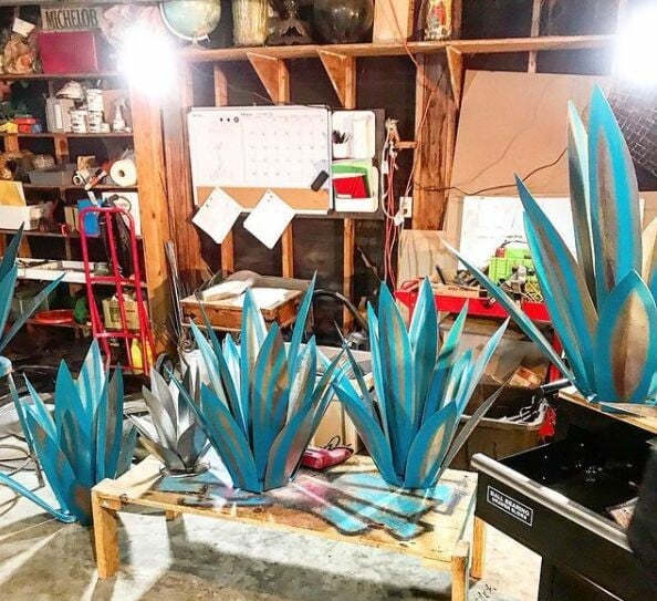Anti-Rust Metall Tequila Agave Plante | Skanto