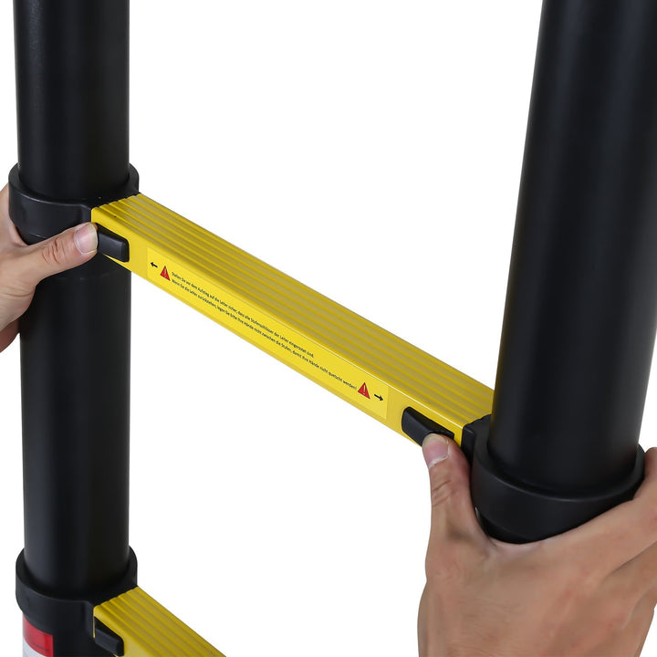 Teleskopisk Stige Aluminium med Avtagbar Krok | Skanto