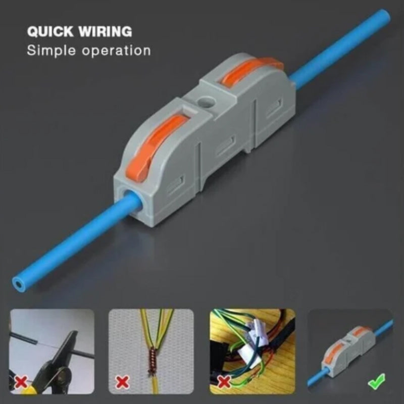 Skanto | Push-type hurtigkoblingsterminal, ledningssplitting