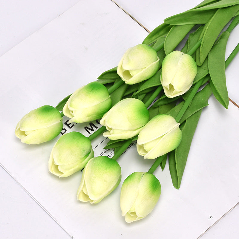 Utendørs kunstige tulipaner (7 stk) | Skanto