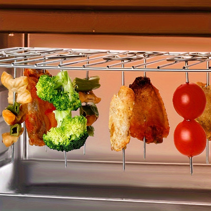 Skanto | GrillMeisterX Turbo Spyd — Perfekte, saftige spyd uten vridningsstress for din ultimate grillfest (10 deler)