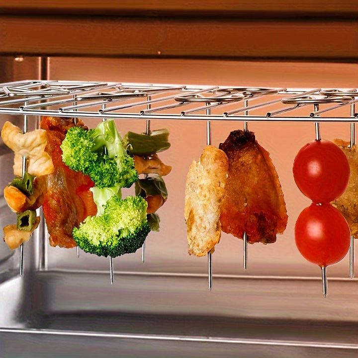 Skanto | GrillMeisterX Turbo Spyd — Perfekte, saftige spyd uten vridningsstress for din ultimate grillfest (10 deler)