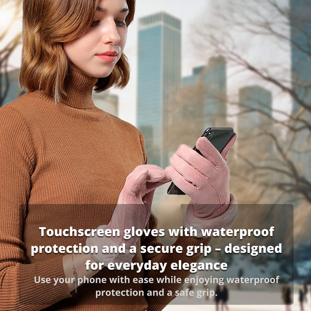 Heizbare Handschuhe für Damen UK – Damen Thermo wasserdichte Winterhandschuhe mit Touchscreen & USB wiederaufladbares warmes Design