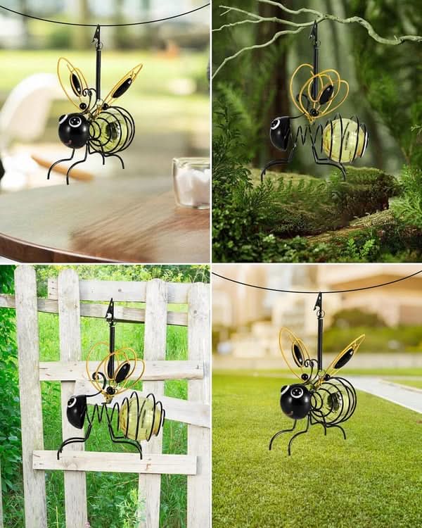 Skanto | Solar hage lampe i form av en bie for en stemningsfull atmosfære