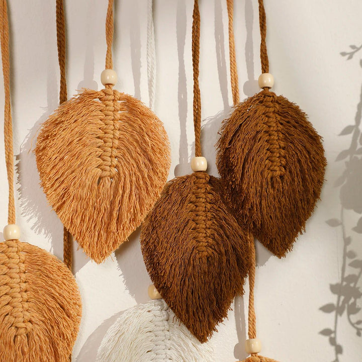 Skanto | Boho Makramee Blad Tapisseri