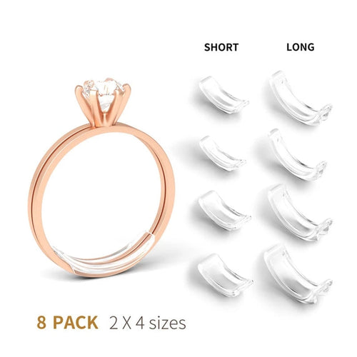 Ring Fix - Ring Størrelse Justerer - 8 PC Sett | Skanto