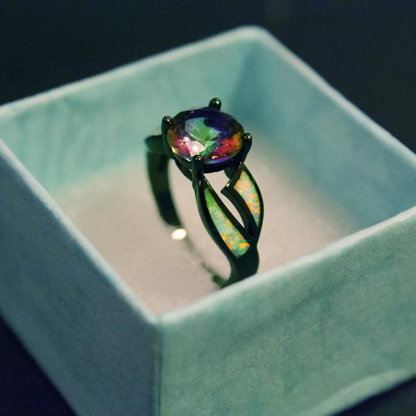 Fire Opal Ring | Skanto
