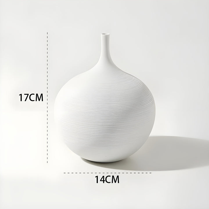 Skanto | Minimalistisk Håndlaget Keramisk Zen Vase