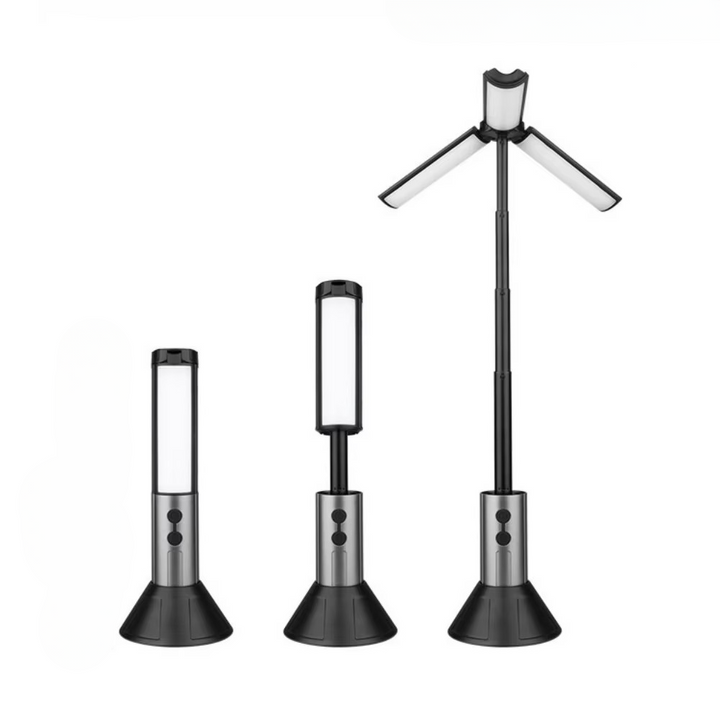 Skanto | Multifunksjonell LED Campinglykt & Stativ