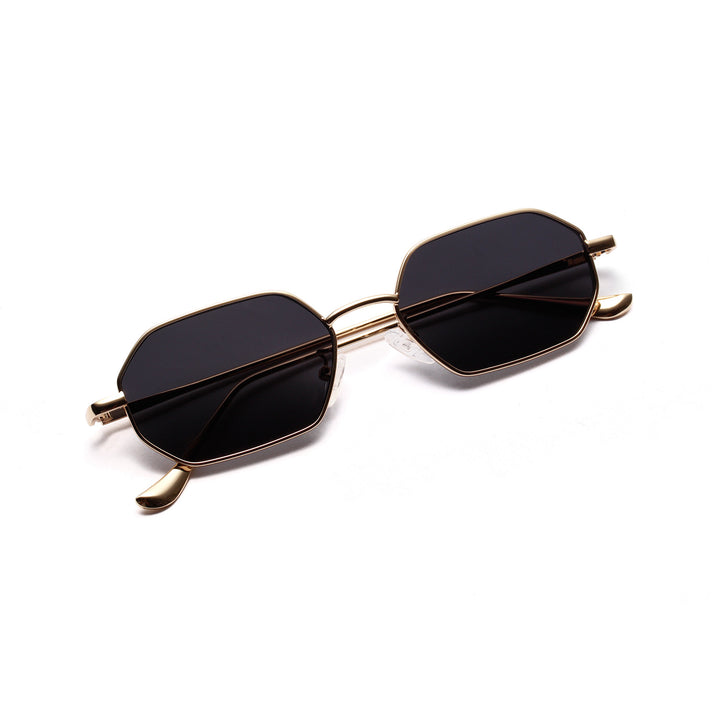 Dame moteriktig solbrille med innovativt åttkantet design Skanto