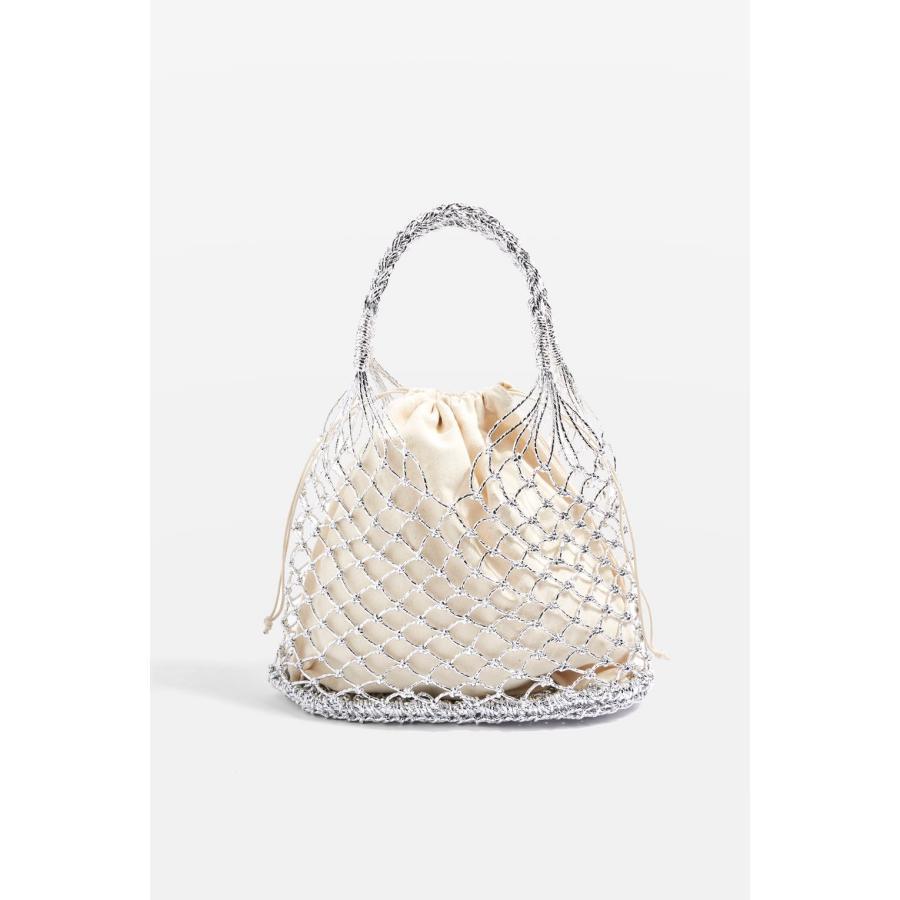 Hand-knotted net bag with luxurious lining Skanto