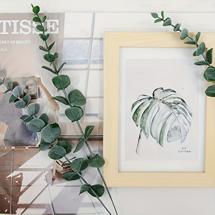 Skanto | SpringEuca Kunstig Eukalyptus – Dekorativ Midtpunkt for Bli Frisk eller Hanukkah