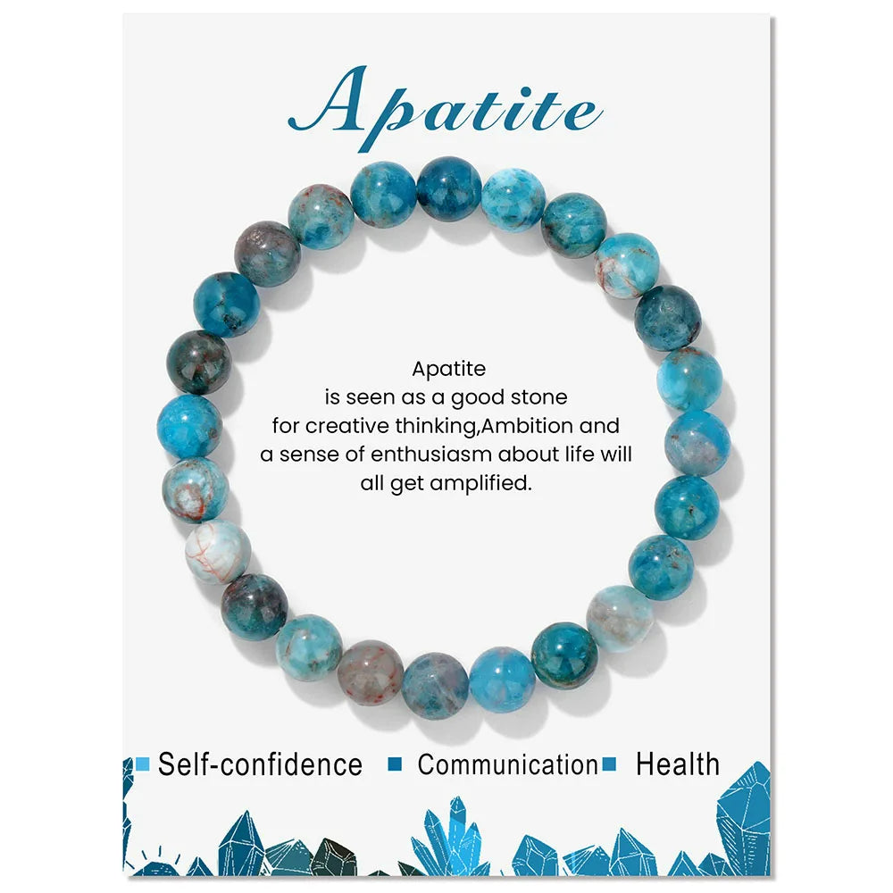 Skanto | Naturlig Krystall Helbredende Energi Armbånd - Aria
