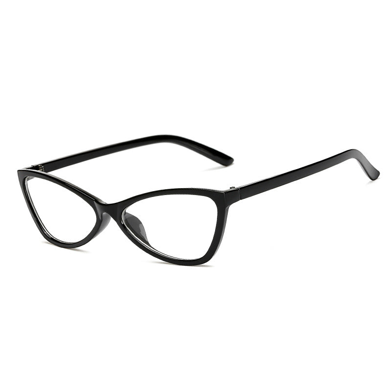 Dame Cat-Eye solbriller med elegant, lett ramme Skanto