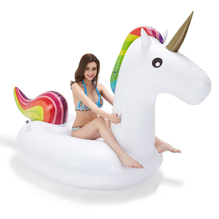 Kvinne oppblåsbar svømmeleke i unicorn-form Skanto