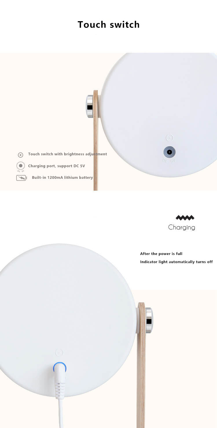 Skanto | Lantern lampe nattlys kreativ sammenleggbar bærbar LED bordlampe