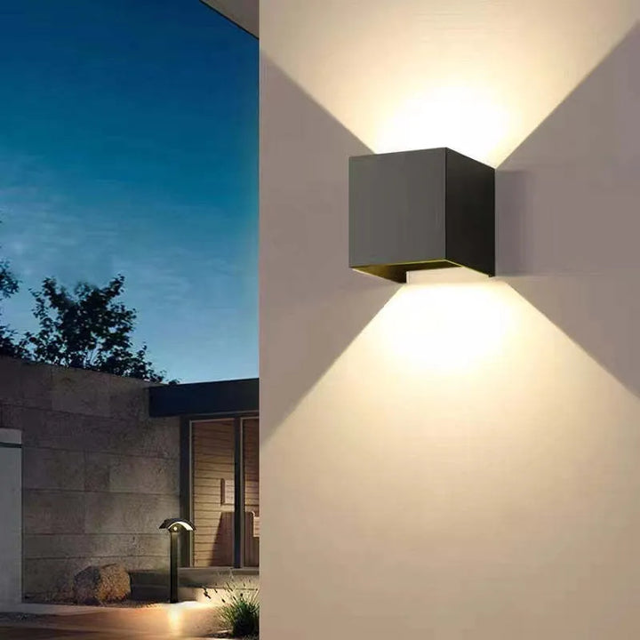 Skanto | Vegglampe Moderne Svart Aluminium LED Lysarmatur
