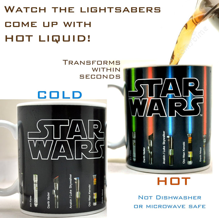 Skanto | Temperatursensitiv lysabermugg for Star Wars-fans