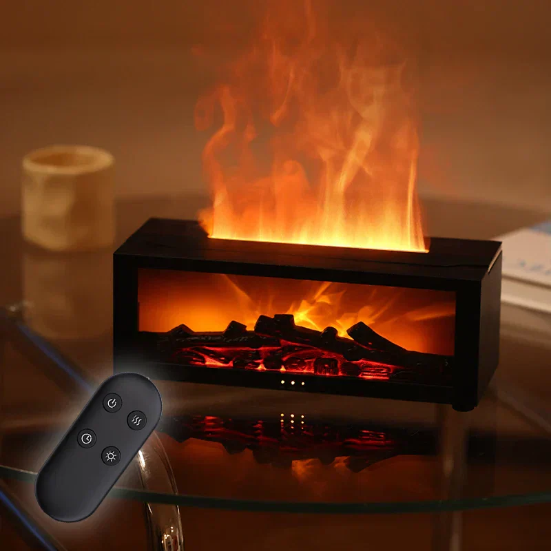 Skanto | Flame Aromaterapi Luftrenser - 4-i-1 Diffuser med Smart Timer