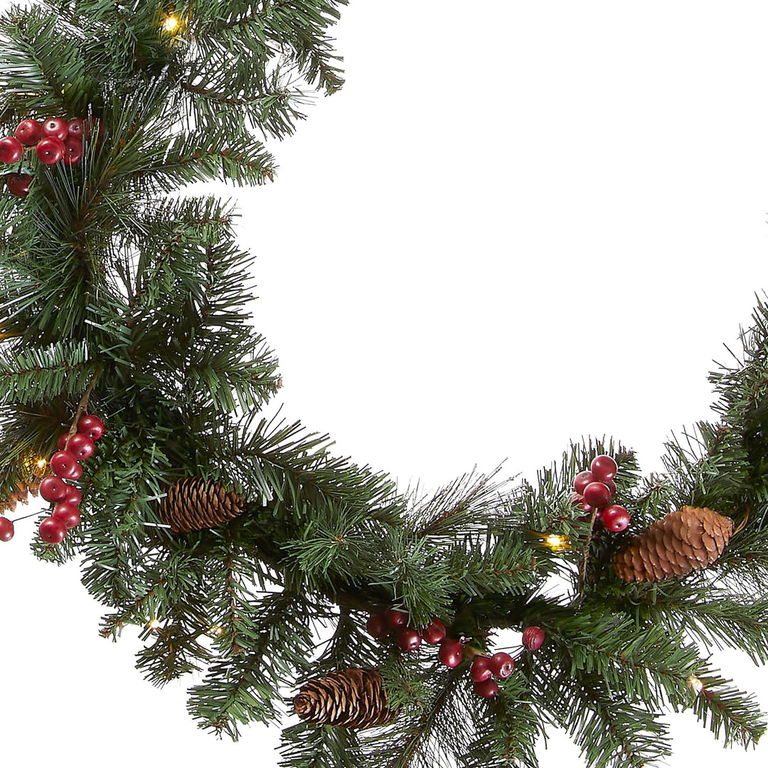 Skanto | Julegirlander med lys - FrostGlow