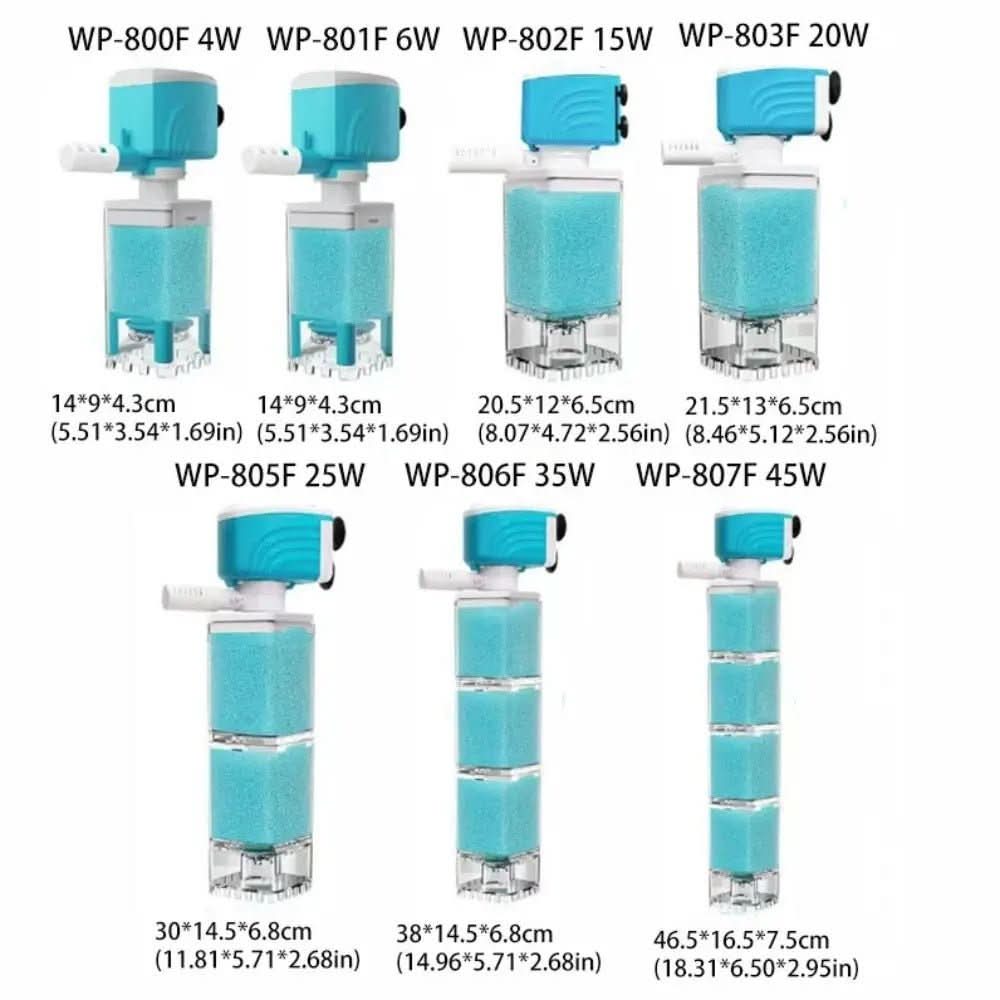 Skanto | 5-i-1 akvariefilter system for krystalklart vann