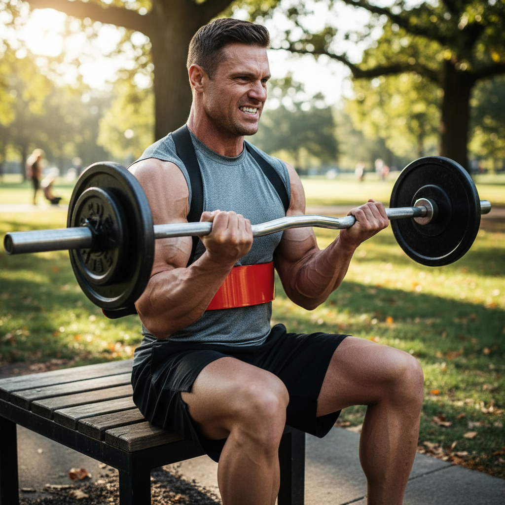 Skanto | Aluminiumlegering Biceps Treningsbrett for Styrke og Muskelbygging