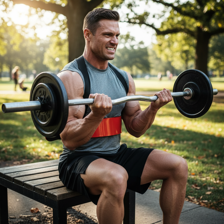 Skanto | Aluminiumlegering Biceps Treningsbrett for Styrke og Muskelbygging