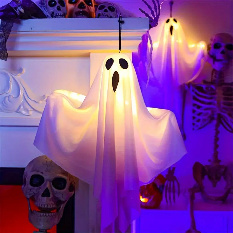 Skanto | Sett med 3 LED Hengende Spøkelsesmønstre til Halloween