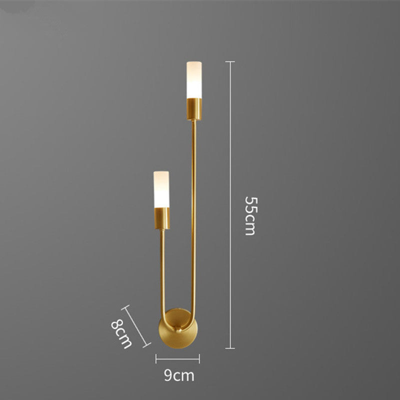 Skanto | Vegglampe Gull LED Moderne Sengelampe