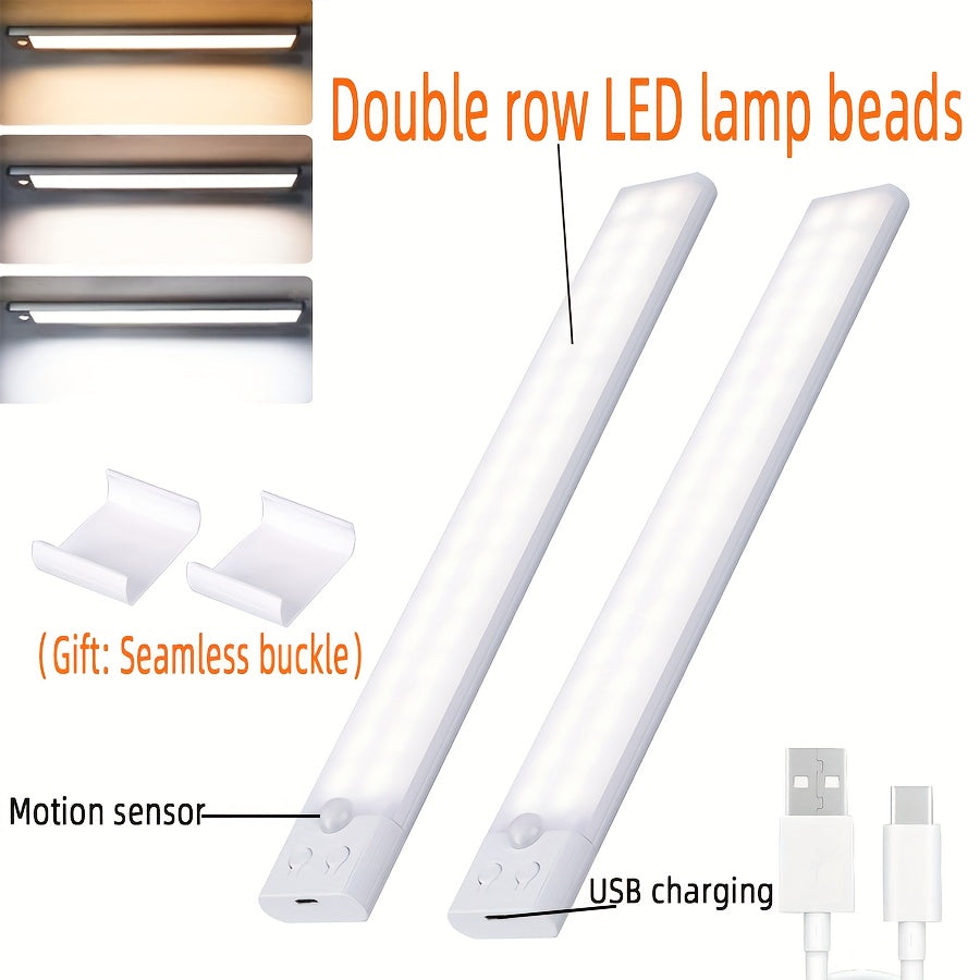 LED Under-Cabinet Light med bevegelsessensor 2-pakning | Skanto
