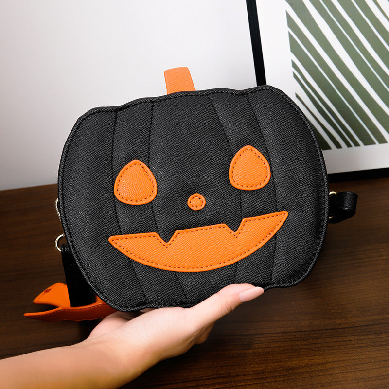 Skanto | Halloween Messenger Bag – Minimalistisk Skulderveske i Enfargede Farger