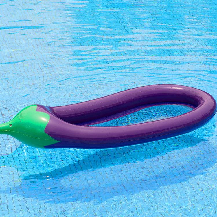 Kvinnenes oppblåsbare komfort loungestol i aubergine-design Skanto