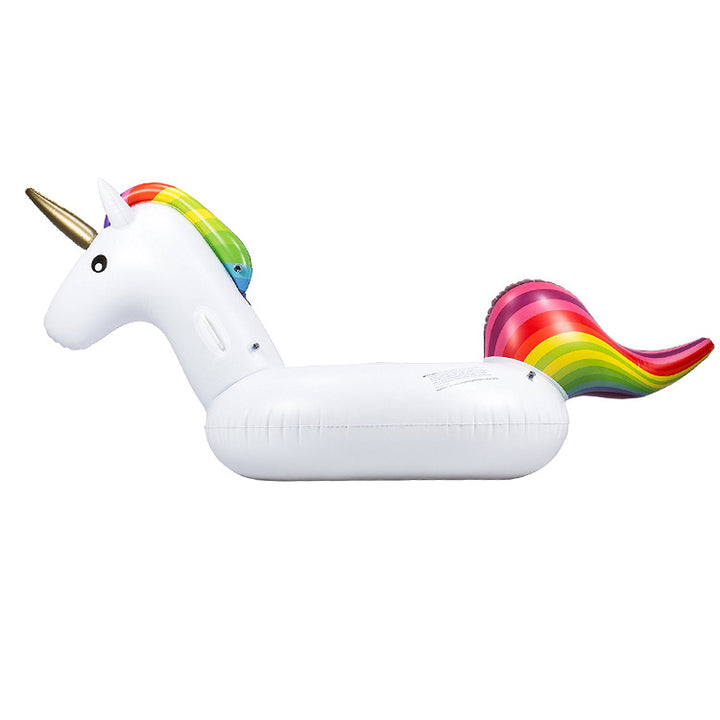 Kvinnelig oppblåsbar unicorn svømme ring Skanto